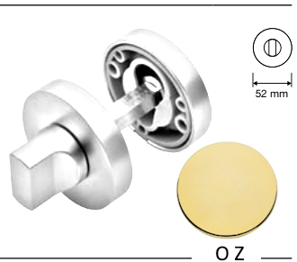 накладка WC - 023 OZ  золото глянцевое
